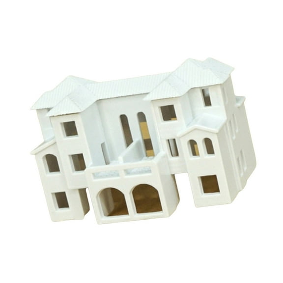N Scale 1:500 Villas Assembled Model Miniature Architectural Building Model