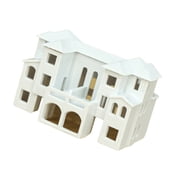 N Scale 1500 Villas House Assembled Model Miniature Architectural Building Model Outland Realisms Scene Diys Painting