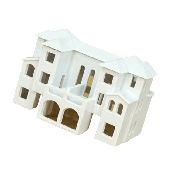 N Scale 1:500 Villas House Assembled Model Miniature Architectural Building Model Outland Realisms Scene Diys Painting