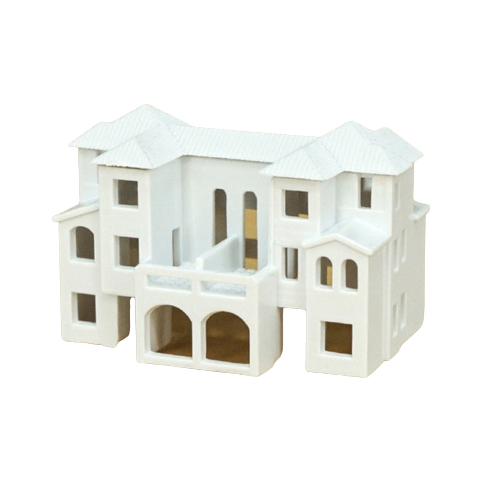 N Scale 1:500 Villas House Assembled Model Miniature Architectural ...