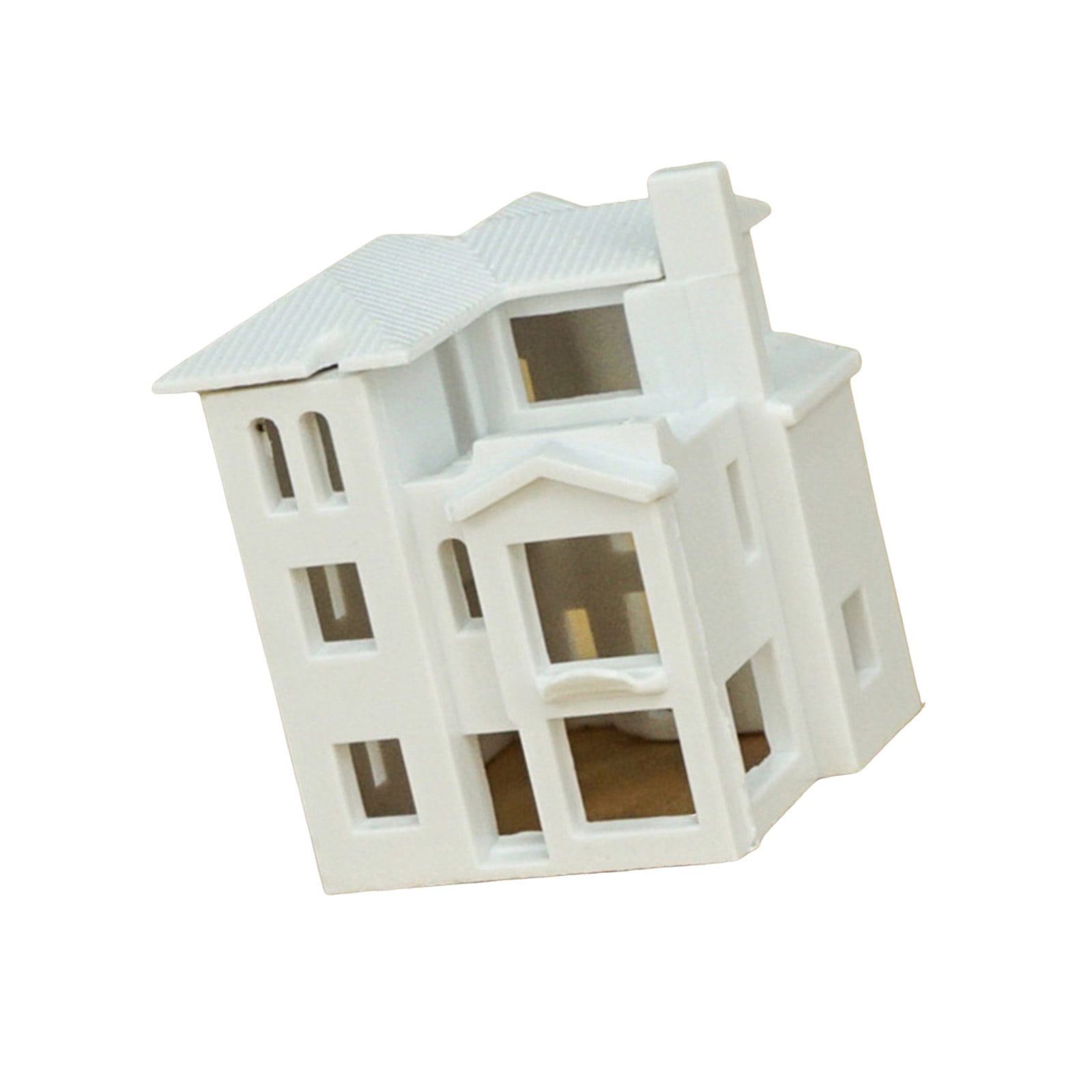 N Scale 1:500 Villas House Assembled Model Miniature Architectural ...