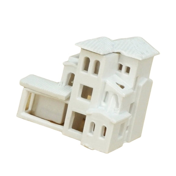 N Scale 1:800 Villas Building Assembling Model Outland Realism Scene for DIY Sand Table Garden Microlandscape Ornament