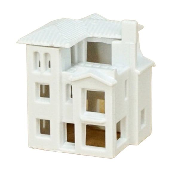 N Scale 1:800 Villas Building Assembling Model Outland Realisms Scene for Diys Sand Table Garden Microlandscape Ornament