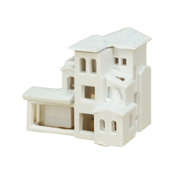 N Scale 1:800 Villas Outland Model Sand Table Scene Building Model Garden Landscape Ornament Decors Assembling Models