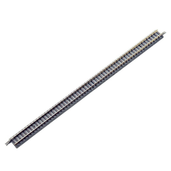 N-Scale Alloy & Plastic Straight Model Train Track, Compatible 1:160 Railway Layout Accessory for Testing and Displaying Model Trains