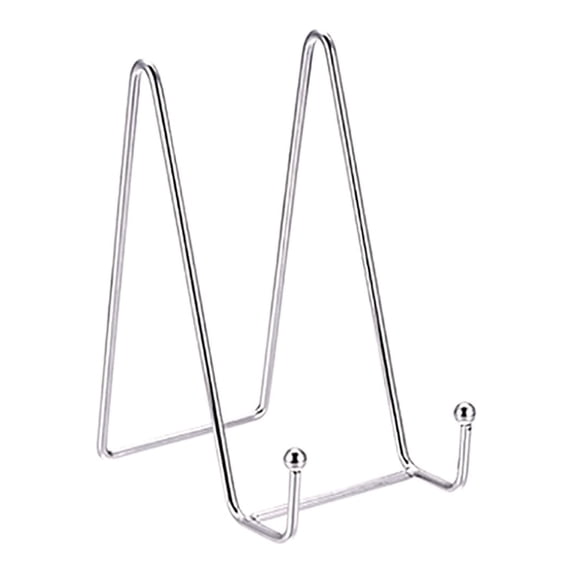 N-Shaped Metal Phone Stand for Desk - Space-Saving Display Bracket with Rounded Corners for Phone and Tablet