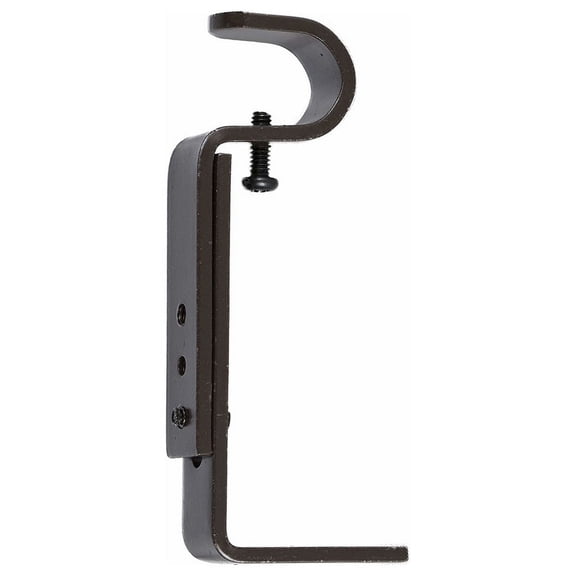 N Urbanest 3/4” Bronze Adjustable Curtain Rod Holders