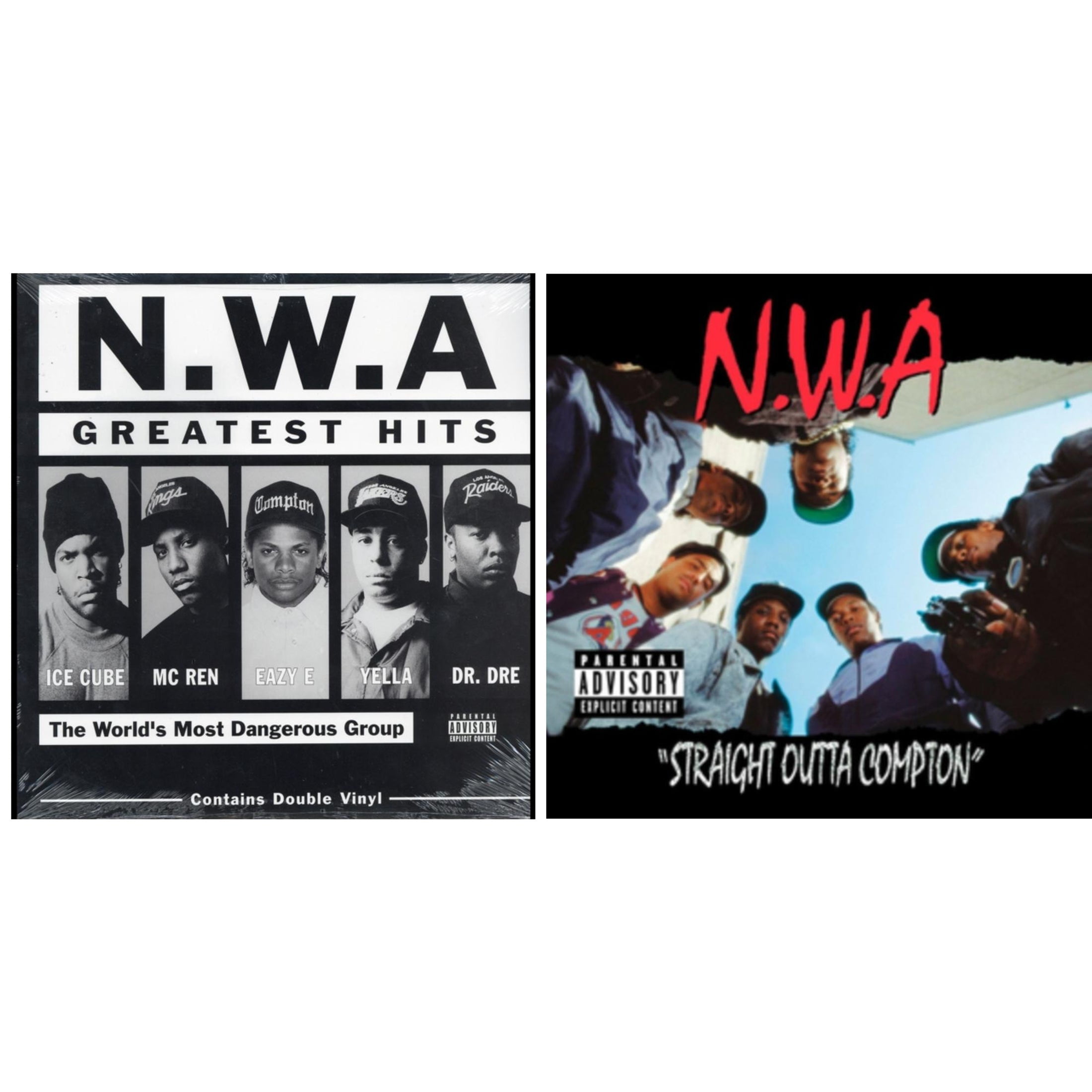N.W.A. Greatest Hits & Straight Outta Compton [LP Vinyl Bundle