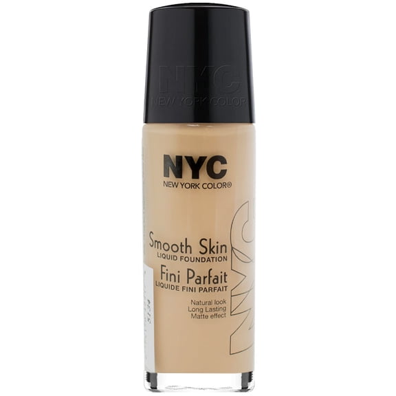 N.Y.C. New York Color Smooth Skin Foundation, Warm Beige, 1 Fluid Ounce