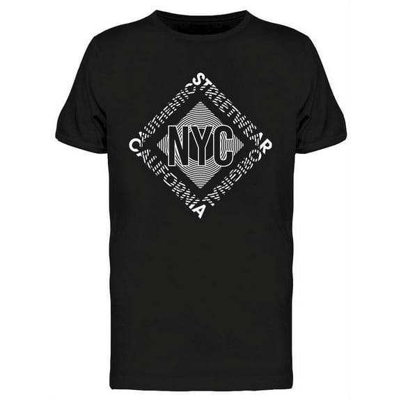 N Y C Streetwear T-Shirt Men -Image by Shutterstock, Male Medium