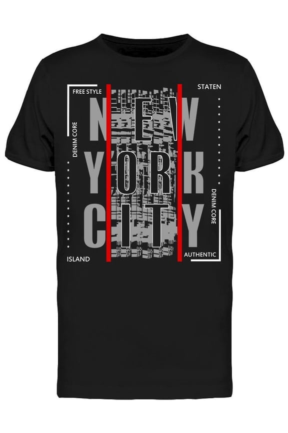 N.Y.C. Urban Design  T-Shirt Men -Image by Shutterstock, Male Small