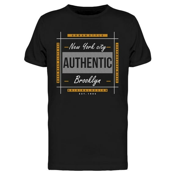 N Y C Urban Style T-Shirt Men -Image by Shutterstock, Male x-Large