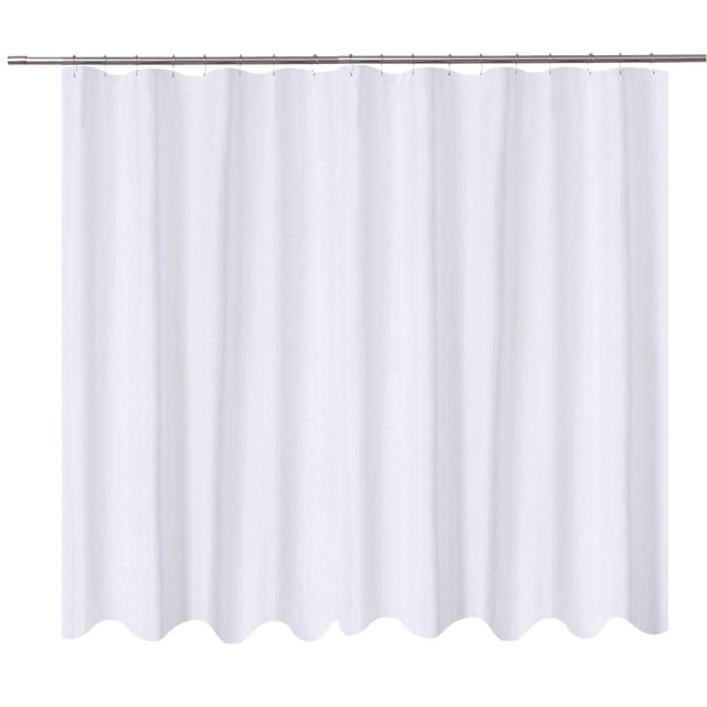 N&Y HOME Extra Wide Shower Curtain Liner Fabric 108 x 72 inches, Hotel