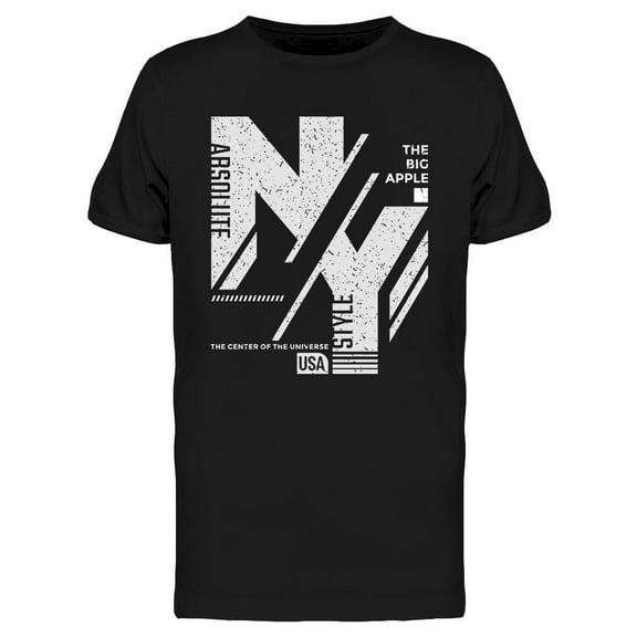 N Y Style T-Shirt Men -Image by Shutterstock, Male x-Large