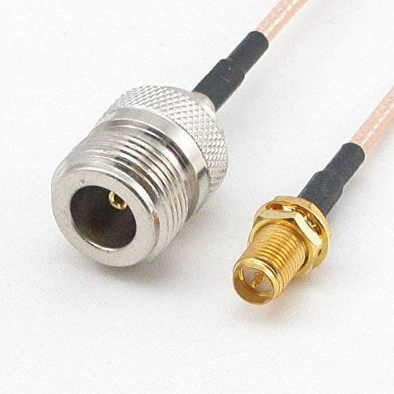 N female to RP-SMA female RG316 50cm RF cable Quick USA Shipping