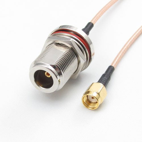 N female to RP-SMA male RG316 100cm RF cable Quick USA Shipping