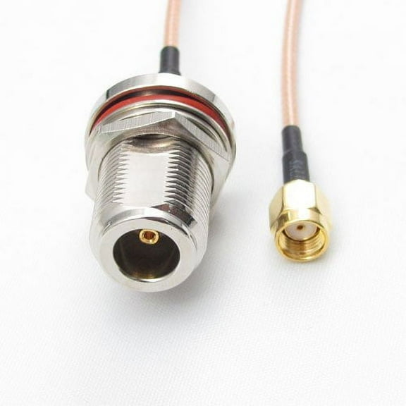 N female to RP-SMA male RG316 50cm RF cable Quick USA Shipping