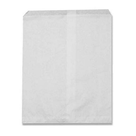 N'ice Packaging 200 White Flat Paper Bags Good for Candy, Cookies, Small Gift, Crafts, Party Favor, Sandwich, or Merchandising - no Gussett (White, 6" x 9")