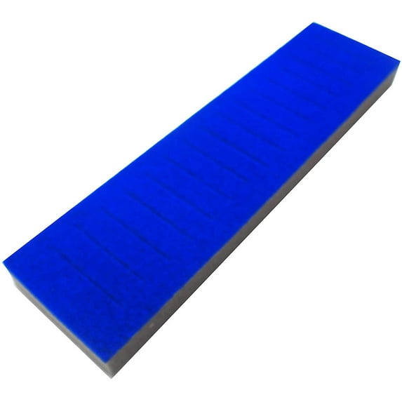 N'icePackaging 1 Qty - USA Deluxe Egyptian Blue 16 Slot Bangle Foam Insert Display - for Trays/Jewelry Cases - 6 Colors - Standard Size 14 1/4" x 3 3/4" x 1 1/8"