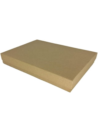 ECO Cotton Filled Jewelry Gift Boxes - Large Letter Size, Black Rectangle Boxes