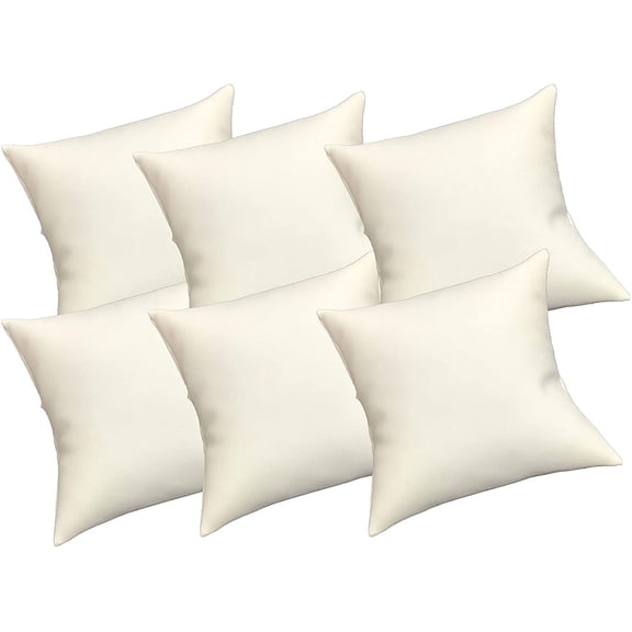 N'icePackaging 6 Qty - 4" x 4" White Leatherette Watch/Bangle Pillow Display -for Sales/Merchandise/Crafts/Storage