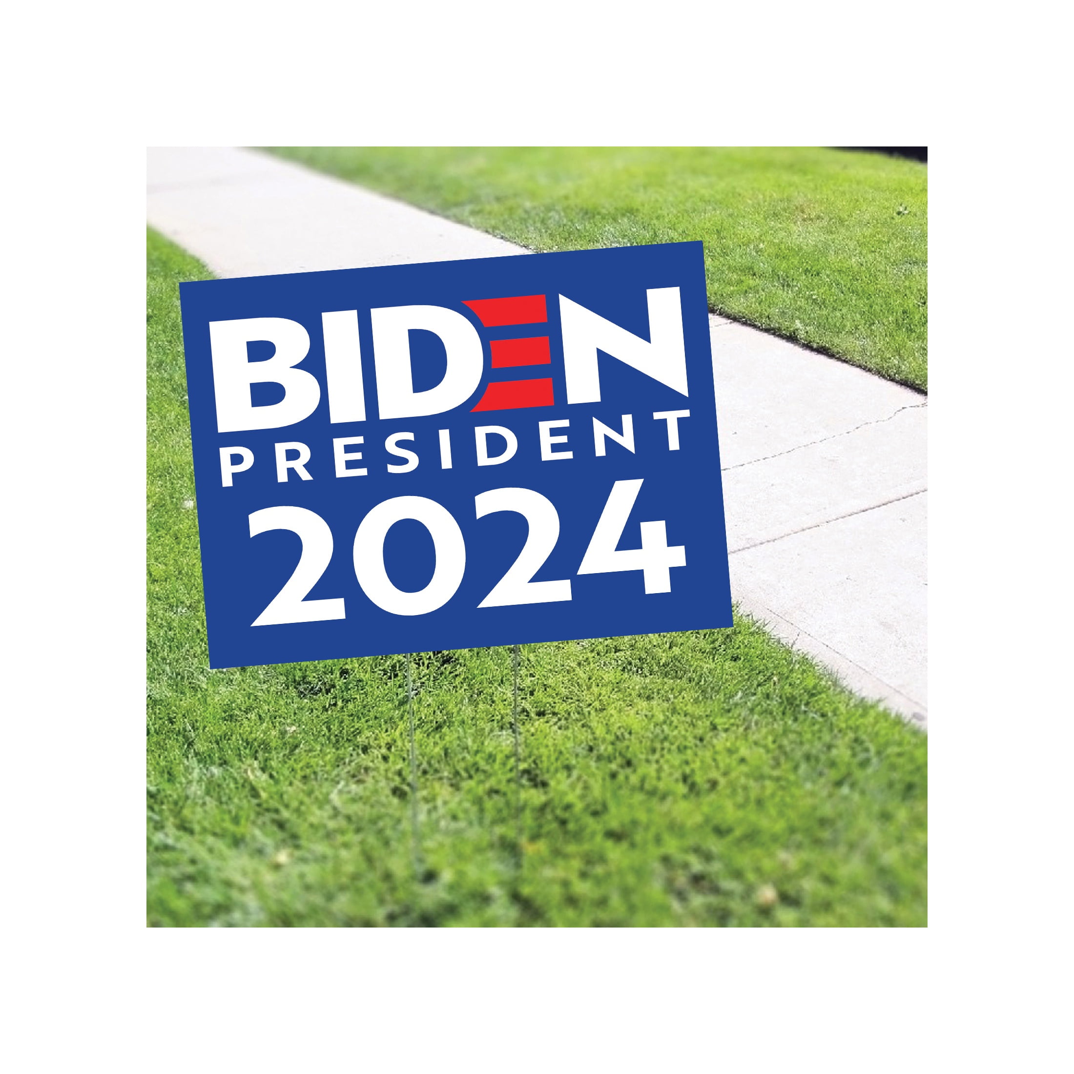 N*pe Biden For President 2024 Election Coroplast Yard Sign With H Stake