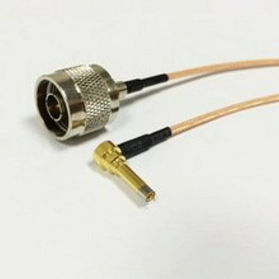 N type male plug to 3G Modem Cable Assembly MS156 Right Angle RG316 15cm 6inch NEW High Quality Ships Quickly From USA