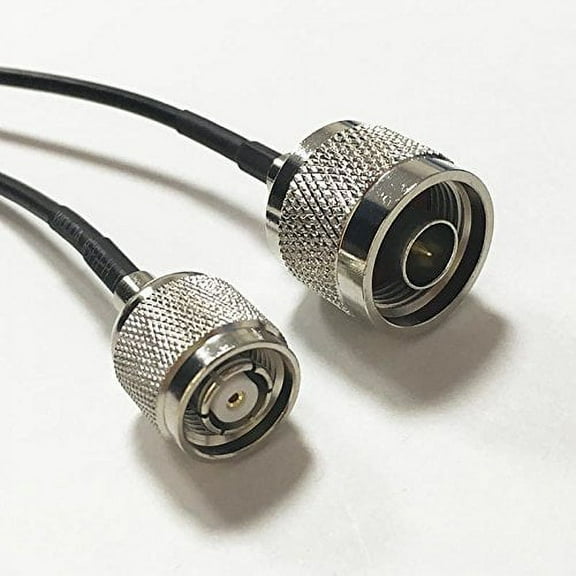 N type male to RP TNC male pigtail cable RG174 20cm for wifi router antenna Good Quality Fast USA Shipping
