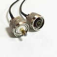 thumbnail image 1 of N type male to UHF male PL259 pigtail cable RG174 20cm 8" for ham radio CCTV NEW Good Quality Fast USA Shipping, 1 of 1