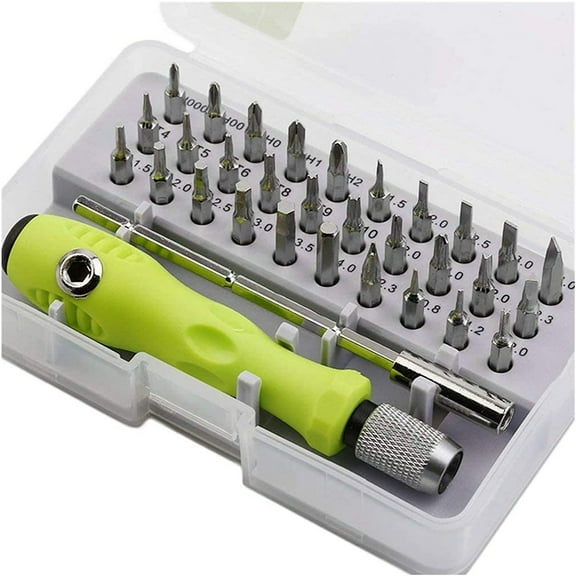 N1 Precision Screwdriver Set 32 in 1 Multifunction Professional Magnetic Screwdriver Set Kits Repair Tools Screwdriver for Phones Laptop Computer Glasses - New