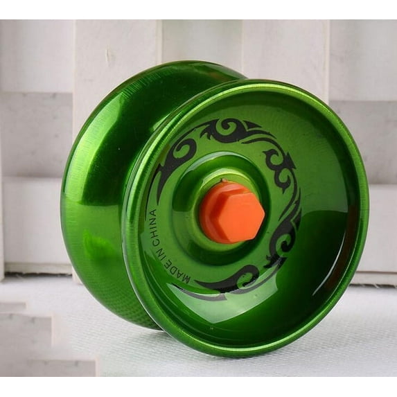 N1 Professional Aluminum Magic Yoyo K1 Spin ABS Yoyo 8 Ball KK Bearing with Spinning String for Kids - Blue, New