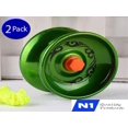 thumbnail image 1 of N1 Professional Aluminum Magic Yoyo K1 Spin ABS Yoyo 8 Ball KK Bearing with Spinning String for Kids - Green (2 Pack), New, 1 of 7