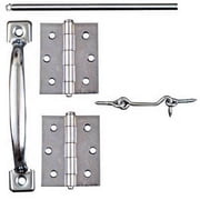 N107-425 Zinc Screen & Storm Door Set Hook & Eye