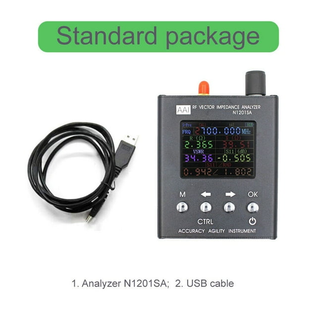 N1201SA RF Vector Impedance ANT SWR Antenna Analyzer Meter Tester
