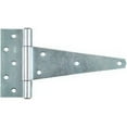 thumbnail image 1 of N129-221 8 in. Extra Heavy T Hinge Without Screws, Zinc, 1 of 1