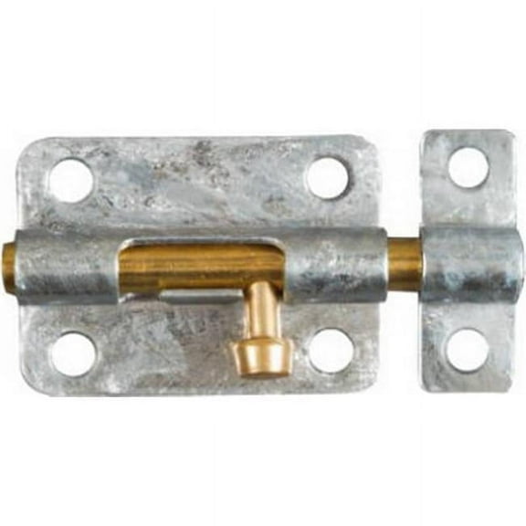 N151-878 3 in. Galvanized Barrel Bolt