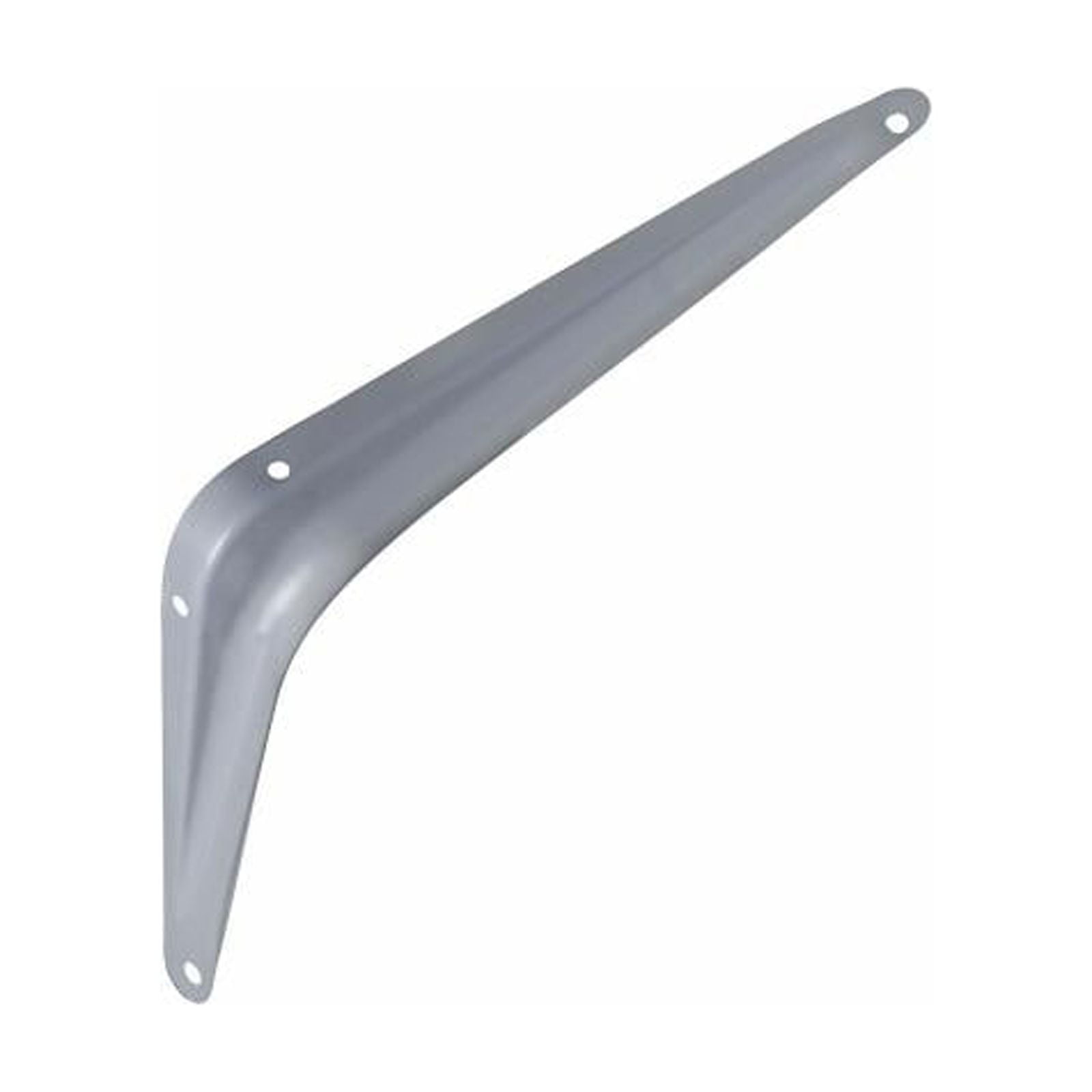 N171-066 Steel Shelf Bracket, Gray, 6 x 8 In. - Quantity 20