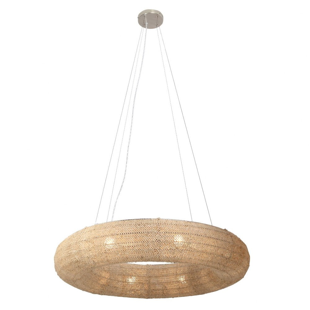 N1727-84-Minka Metropolitan-Copra - 8 Light Chandelier-5.5 Inches Tall and 36 Inches Wide