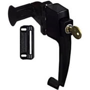 N178-376 Satin Black Push Key Latch