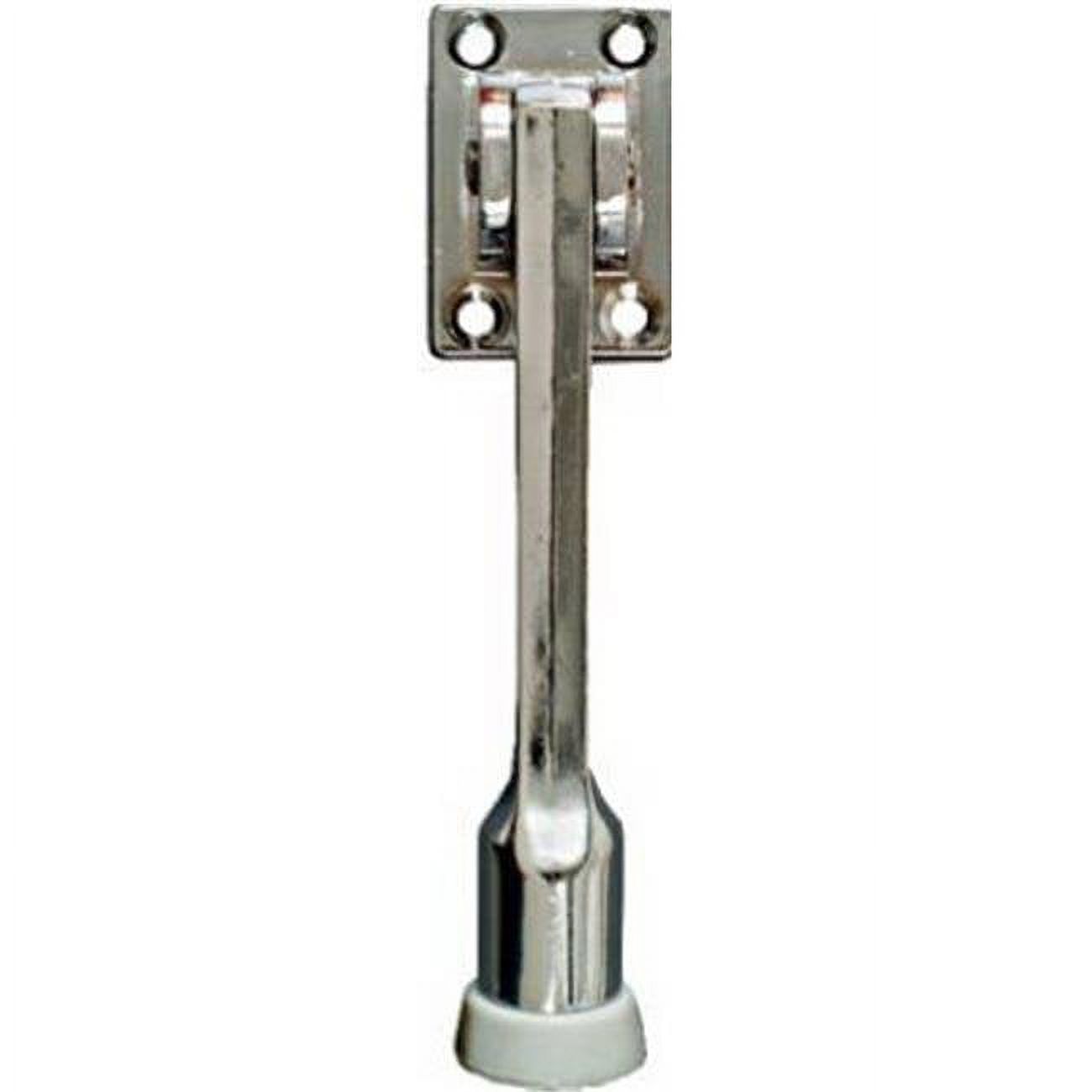 N184234 5 in. Kick Down Door Stop, Chrome