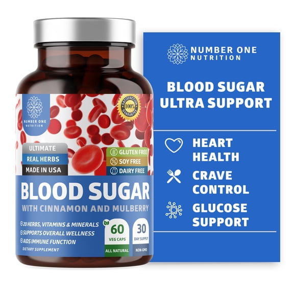 N1N Blood Sugar Support with Cinnamon and Mulberry, 60 Caps