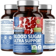 N1N Premium Blood Sugar Support [20 Herbs and Multivitamins] Gluten-Free and Non-GMO, 60 Caps
