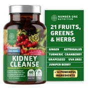 N1N Premium Kidney Cleanse for Urinary Tract & Bladder Control,  60 Veg Caps