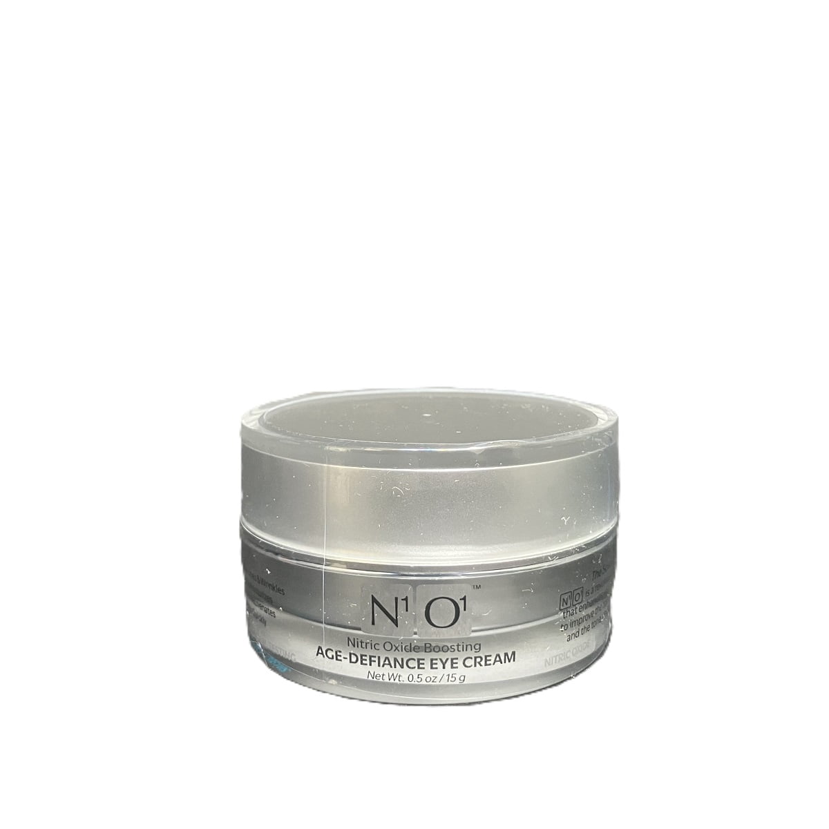 N1O1 Age Defiance Eye Cream with Nitric Oxide Hyaluronic Acid Complex Peptides Ceramides, 15ml