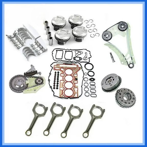 N20 2.0L Engine Overhaul Rebuild Kit Conrods Piston Gasket Bearing Gear Timing Chain Oil Pump For BMW X1 X3 X4 X5 Z4 N20 N26