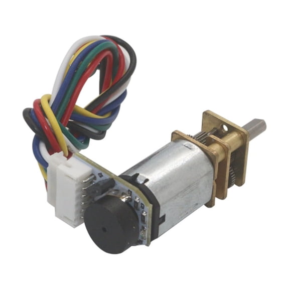N20 Micro Encoder Gear Motor Dc 6v Encoder Motor Reducer Gearmotors Dc Geared Motors With Gearbox Hall Sensor Encode 7PPR ,Low Noise - 39 RPM_6V DC