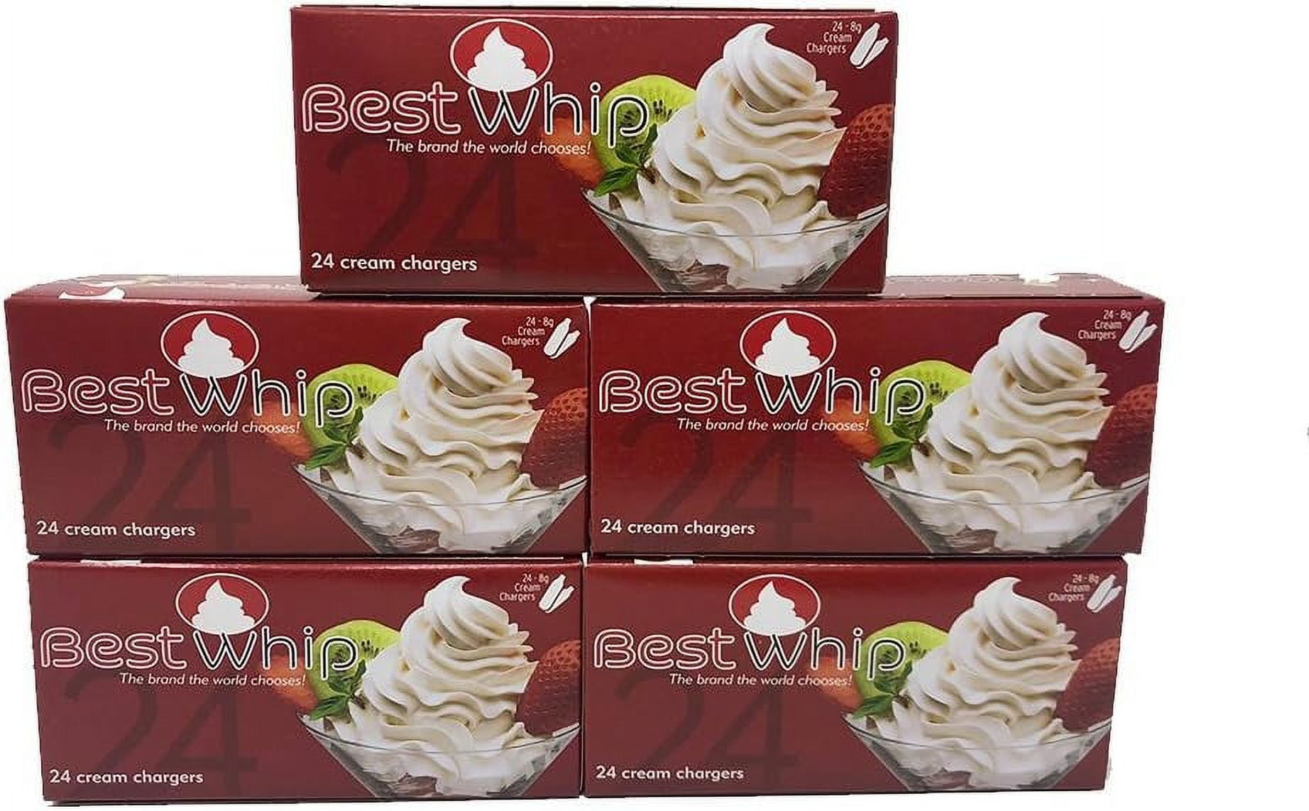 N20 Whipped Cream Chargers 120 Count 8 Gram Cartridges