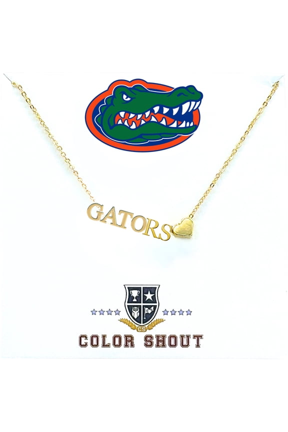 N202 - FL: University of Florida heart necklace