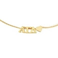 thumbnail image 1 of N202-I Love My Sorority: Greek Letters Heart Necklace, 1 of 7