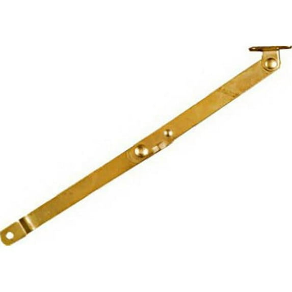 N208-629 9.75 in. Right Handed Folding Support, Bright Brass